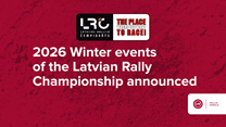 2026 Winter events of the Latvian Rally Championship announced